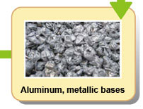 Aluminum, metallic bases